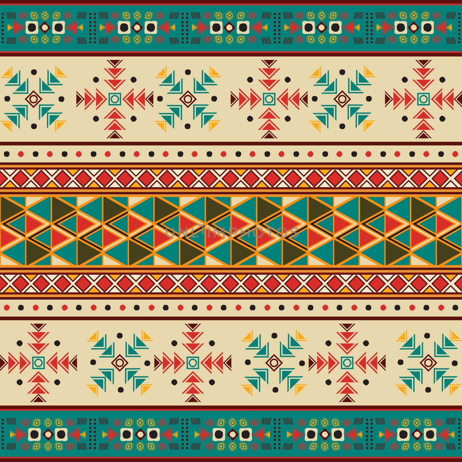 Seamless tile with navaho pattern