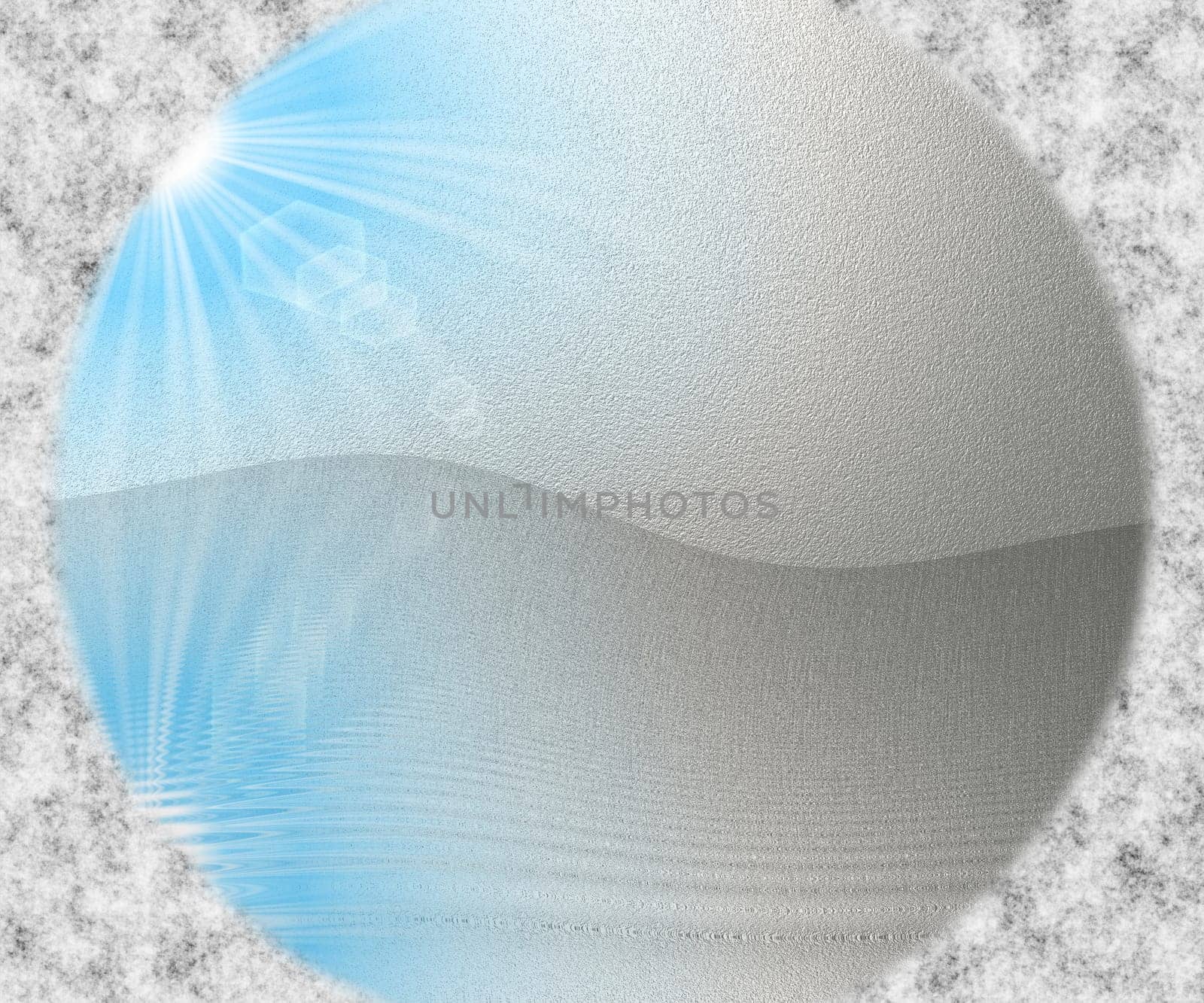 round colored shape in circular abstract illustration