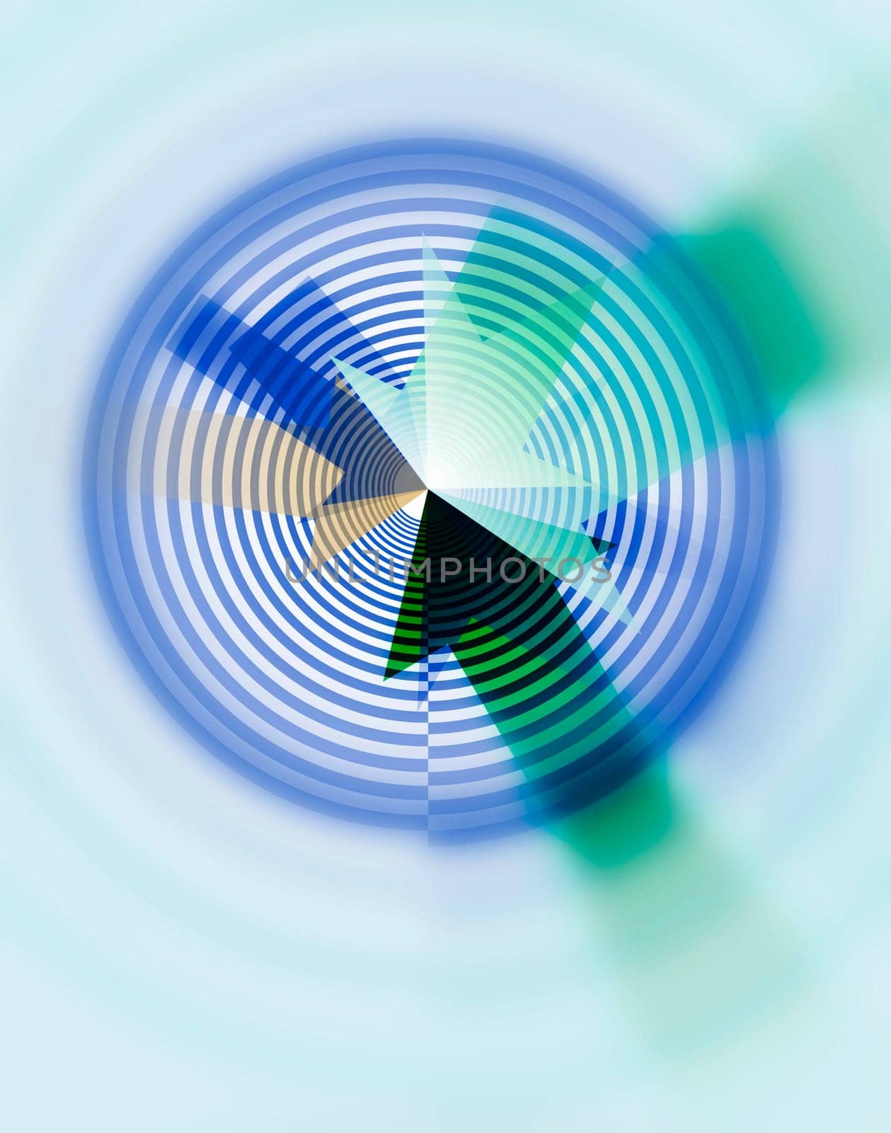 Goal spiral abstract concept