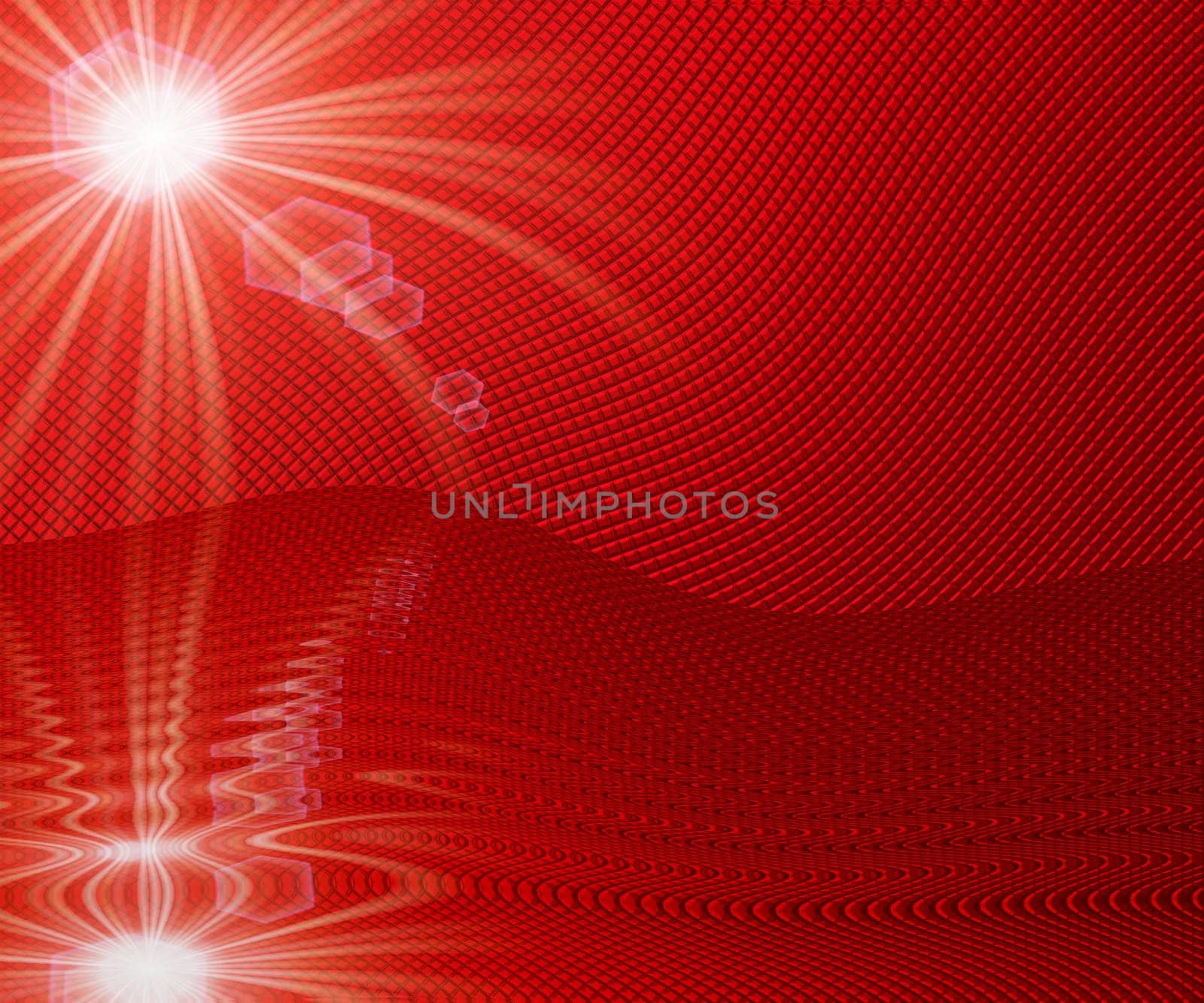 round colored shape in circular abstract illustration