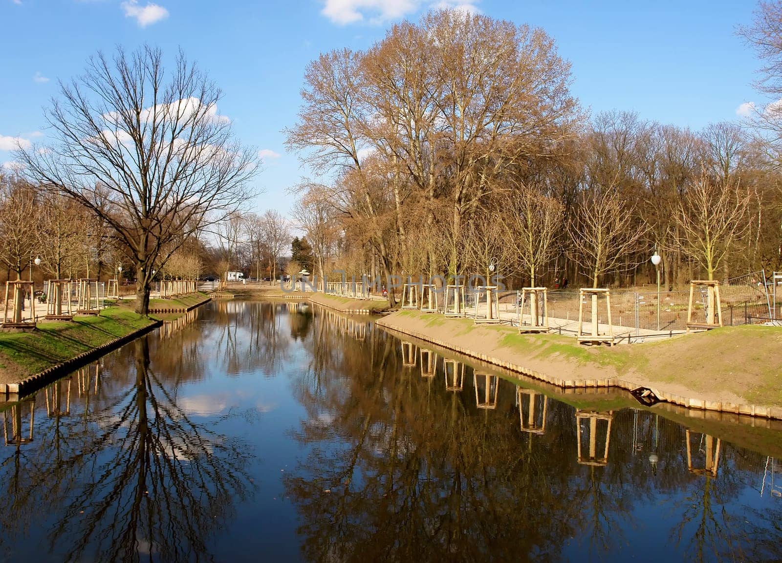Tiergarten center city park, Berlin, Germany..