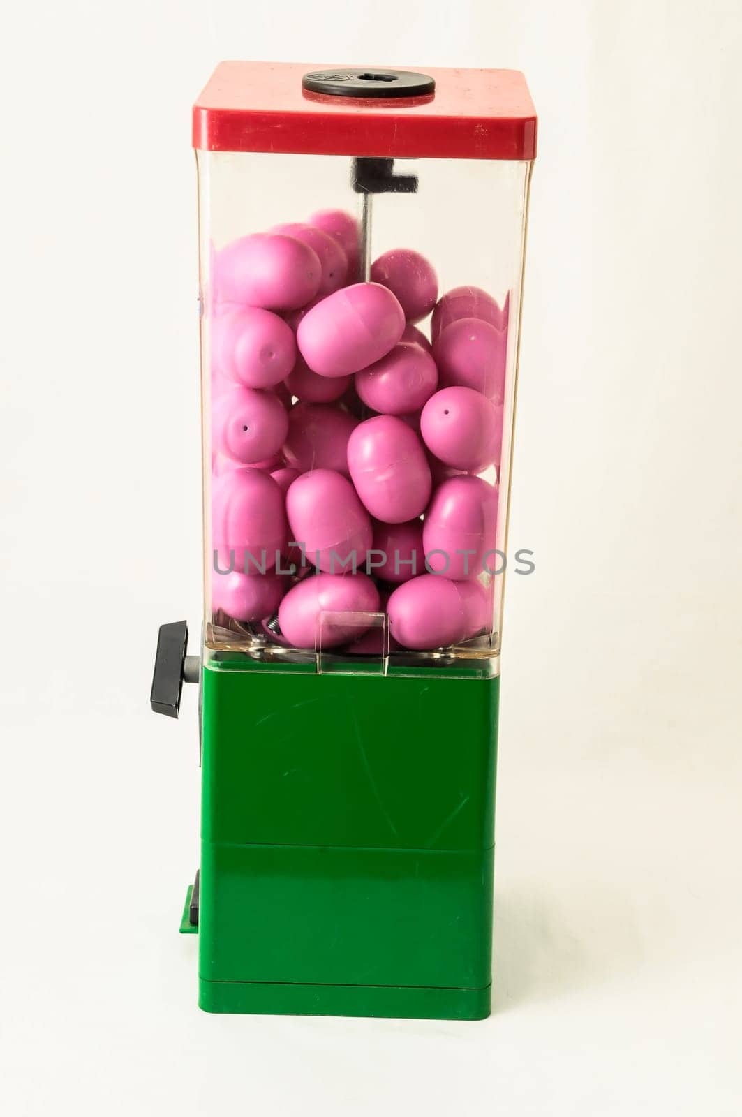 Vintage Eggs Slot Machine on White Background