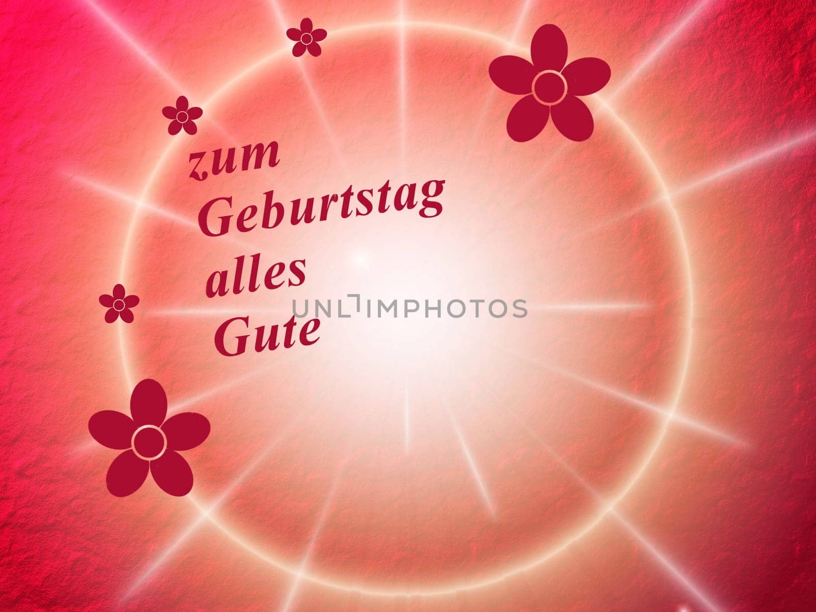 colored red background with a delicate structure