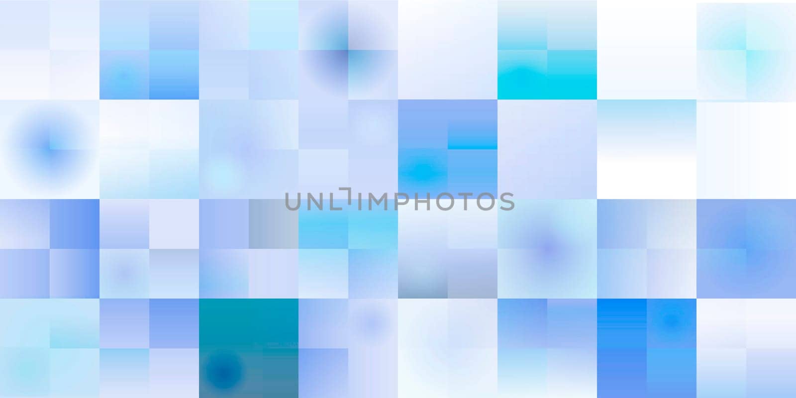 Abstract shapes shades of blue