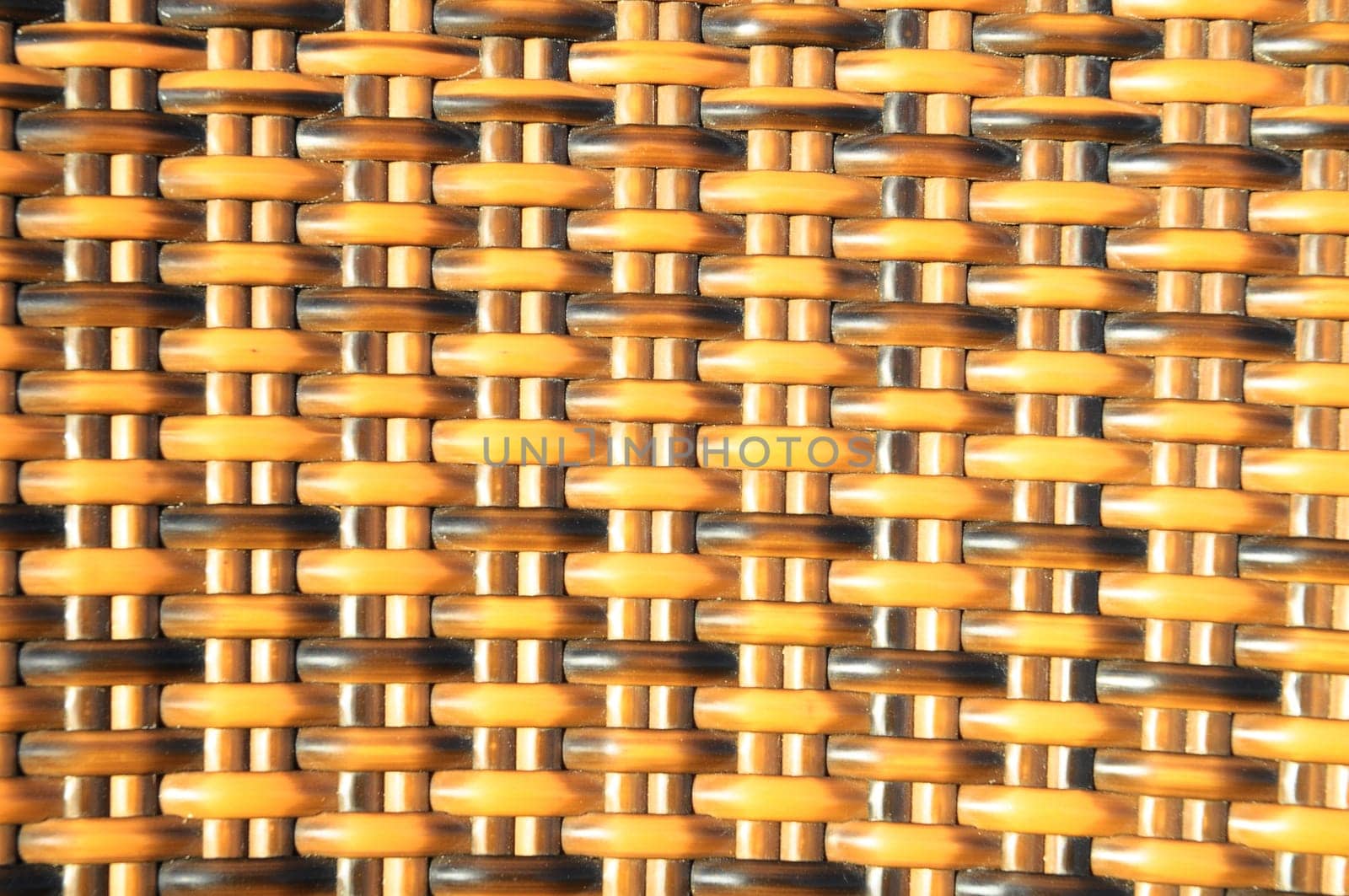 The Classic Brown Woven Rattan Background Pattern Texture