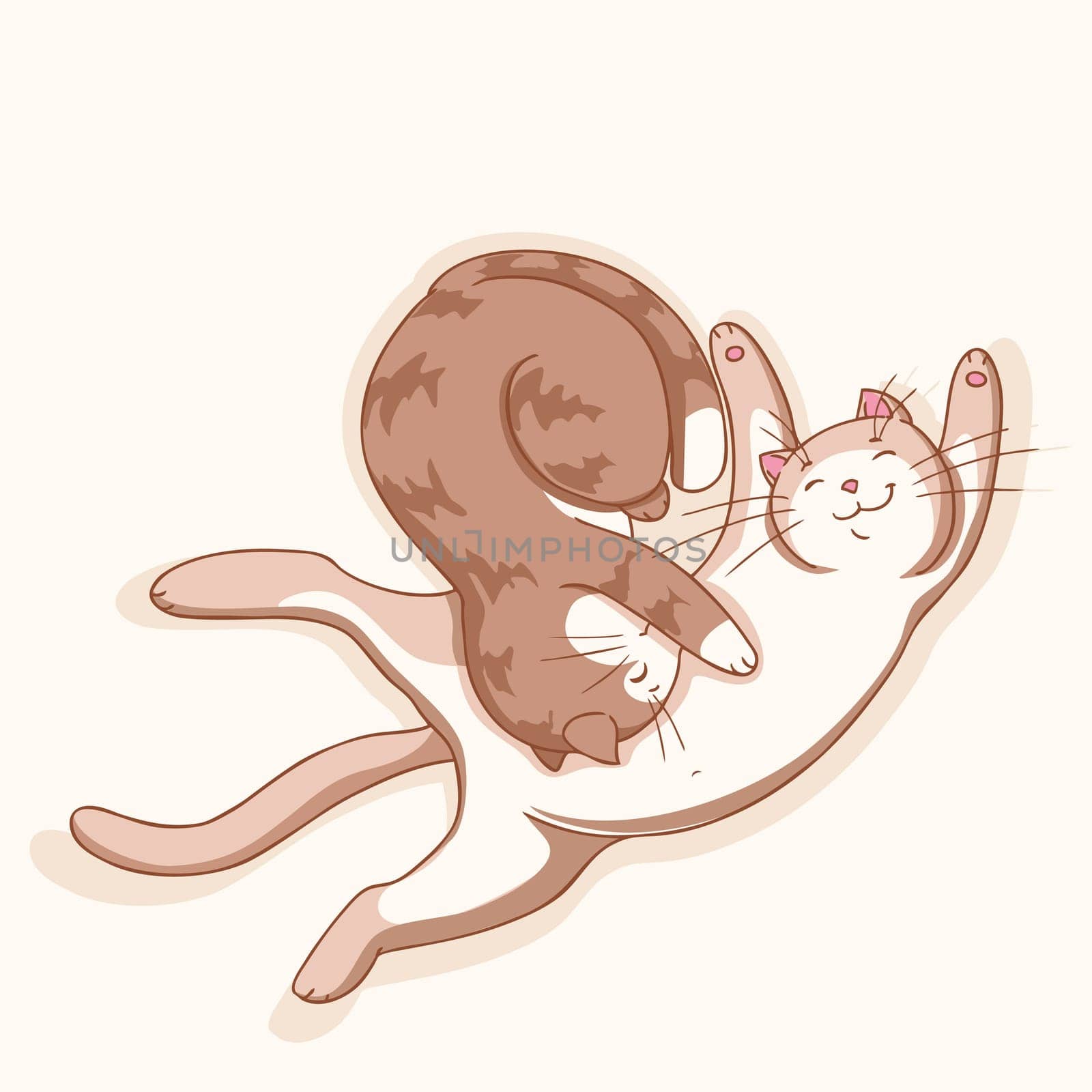 cats in love