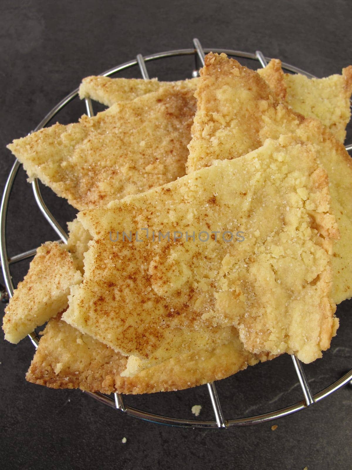 Homemade butter biscuits with cinnamon