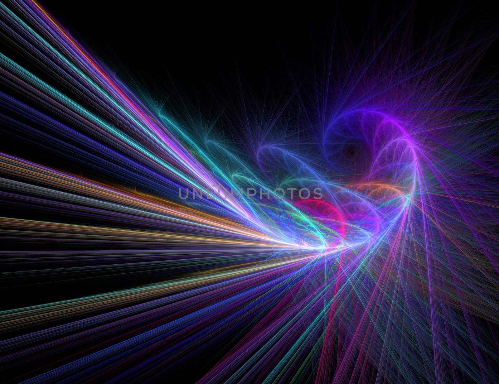 Abstract illustration with high detail. Simple flat design.