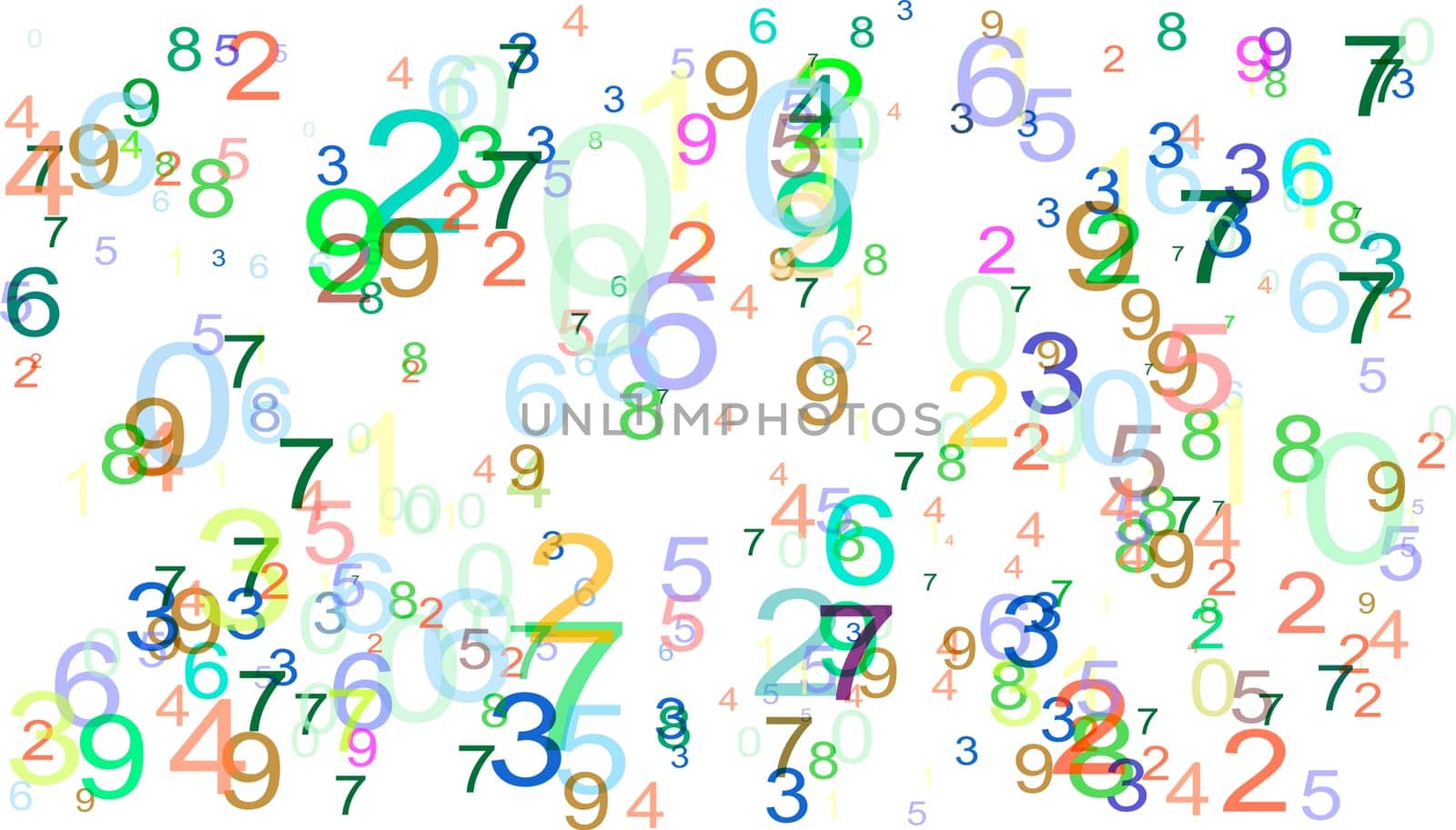 Number-Background-Colorful