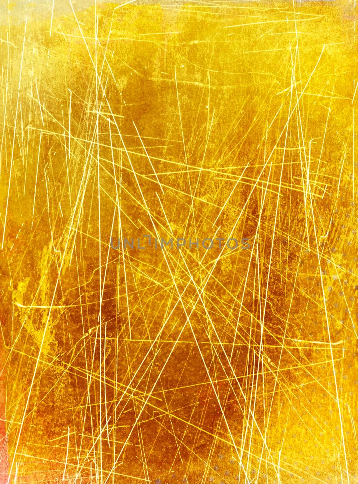 Gold Alt Kratzer - Mixed Media