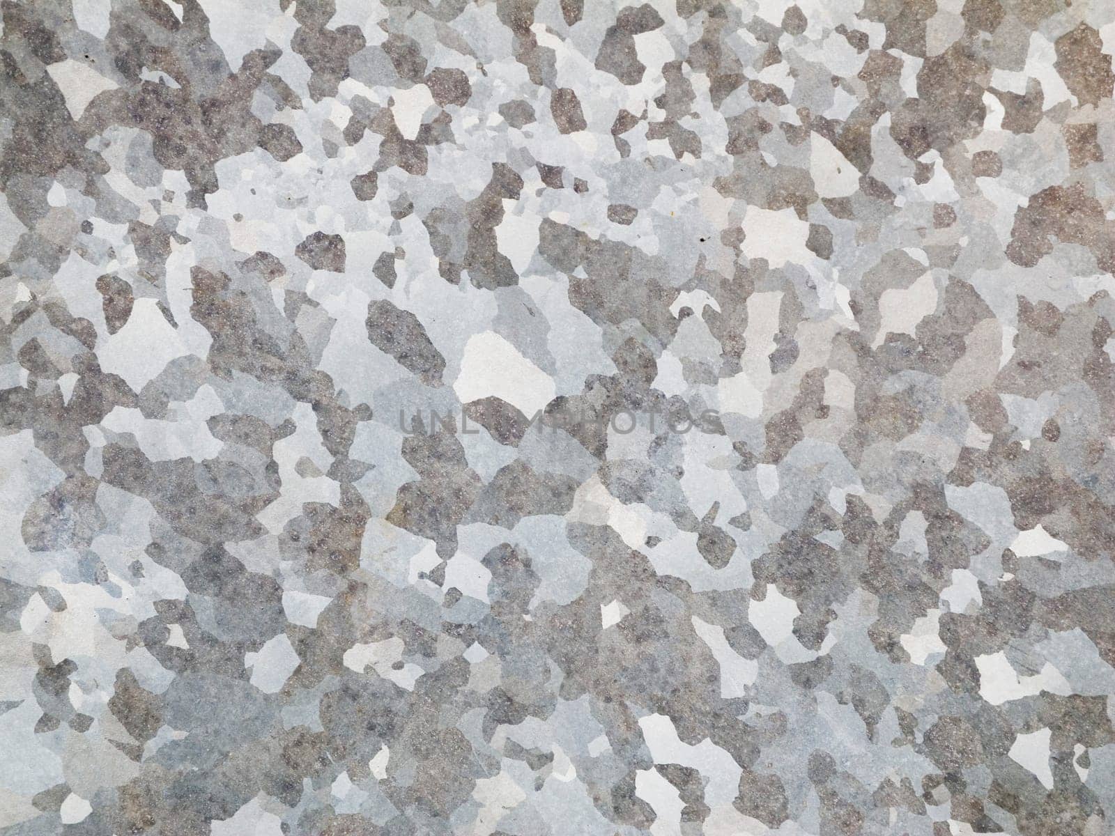 Full preliminary detailed view of a galvanized sheet metal plate