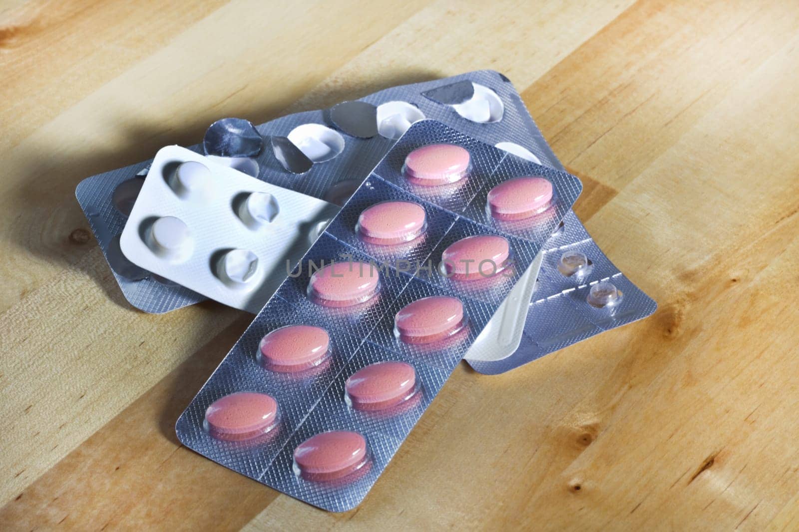 Pills in blister as medication - Medical health service