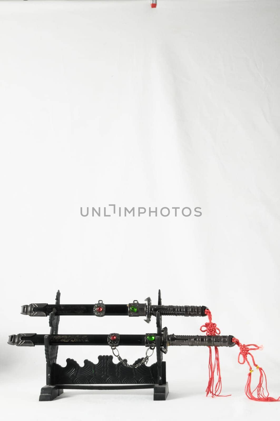 Japanese Sword Kakana on a white background