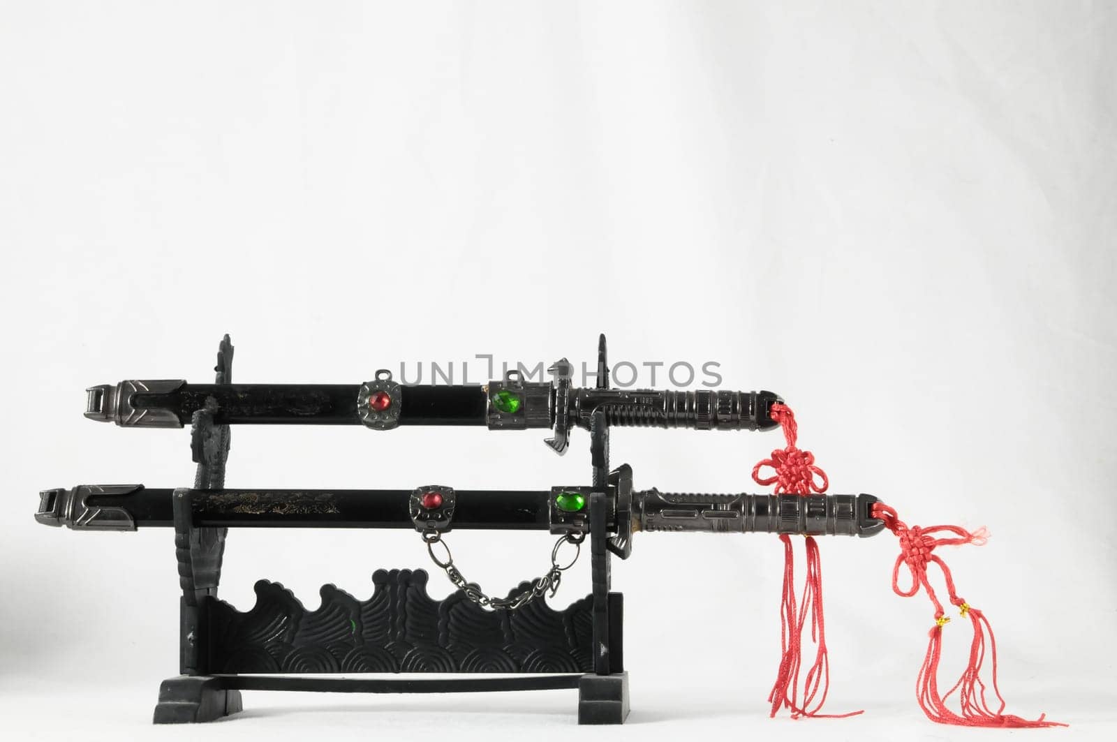 Japanese Sword Kakana on a white background