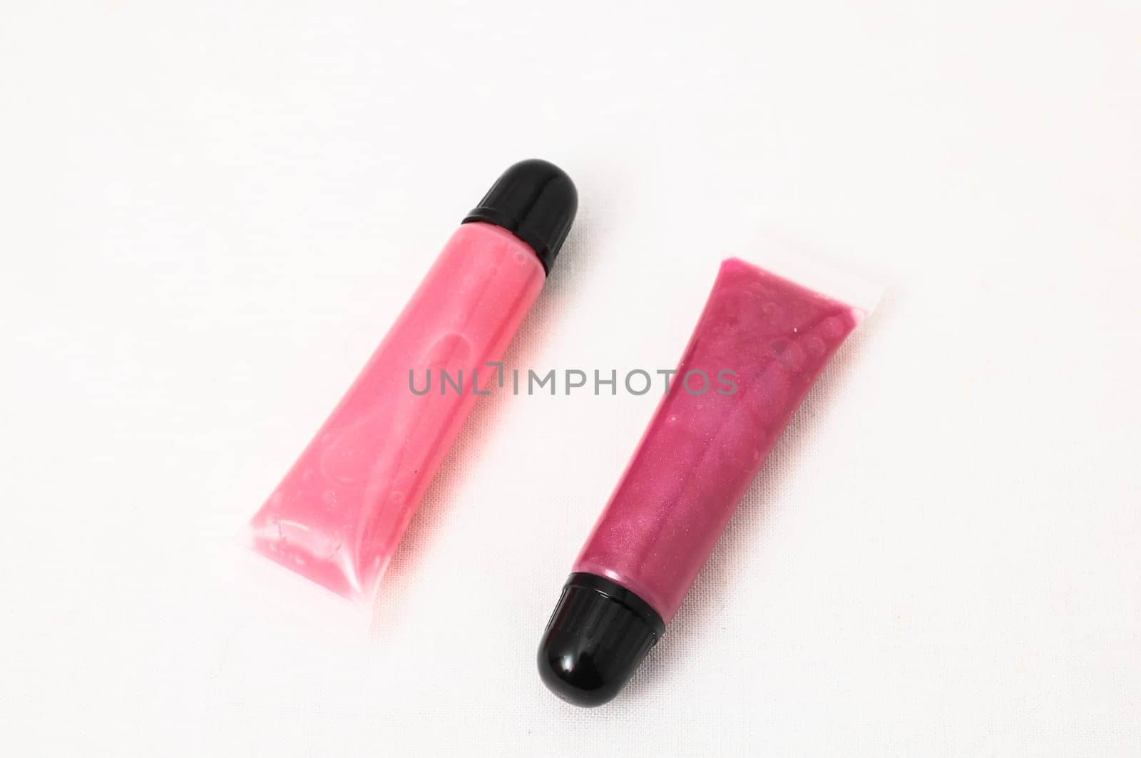 Lipstick in Black Container on a white background