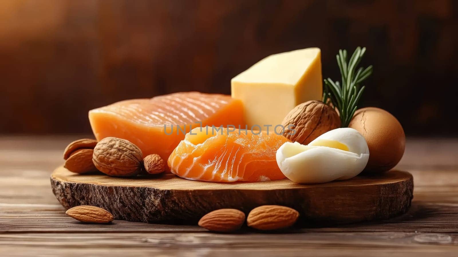 Ketogenic diet. Keto diet concept, Generative AI food