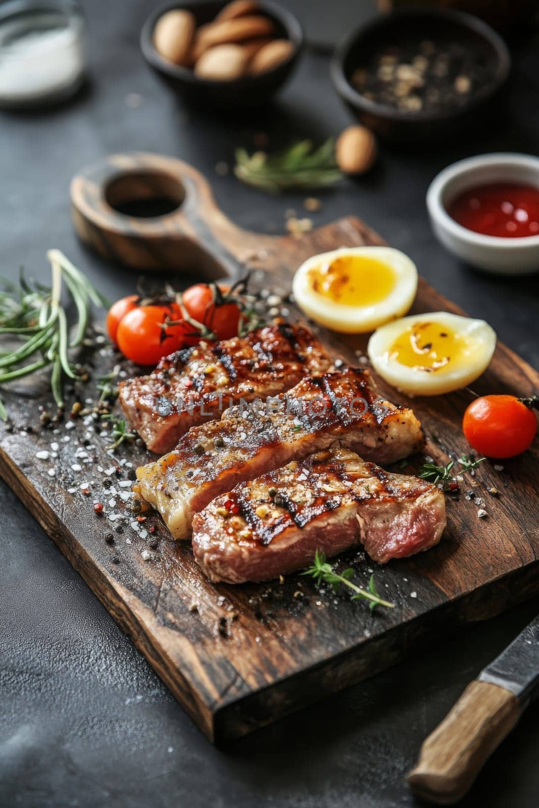 Ketogenic diet. Keto diet concept, Generative AI food