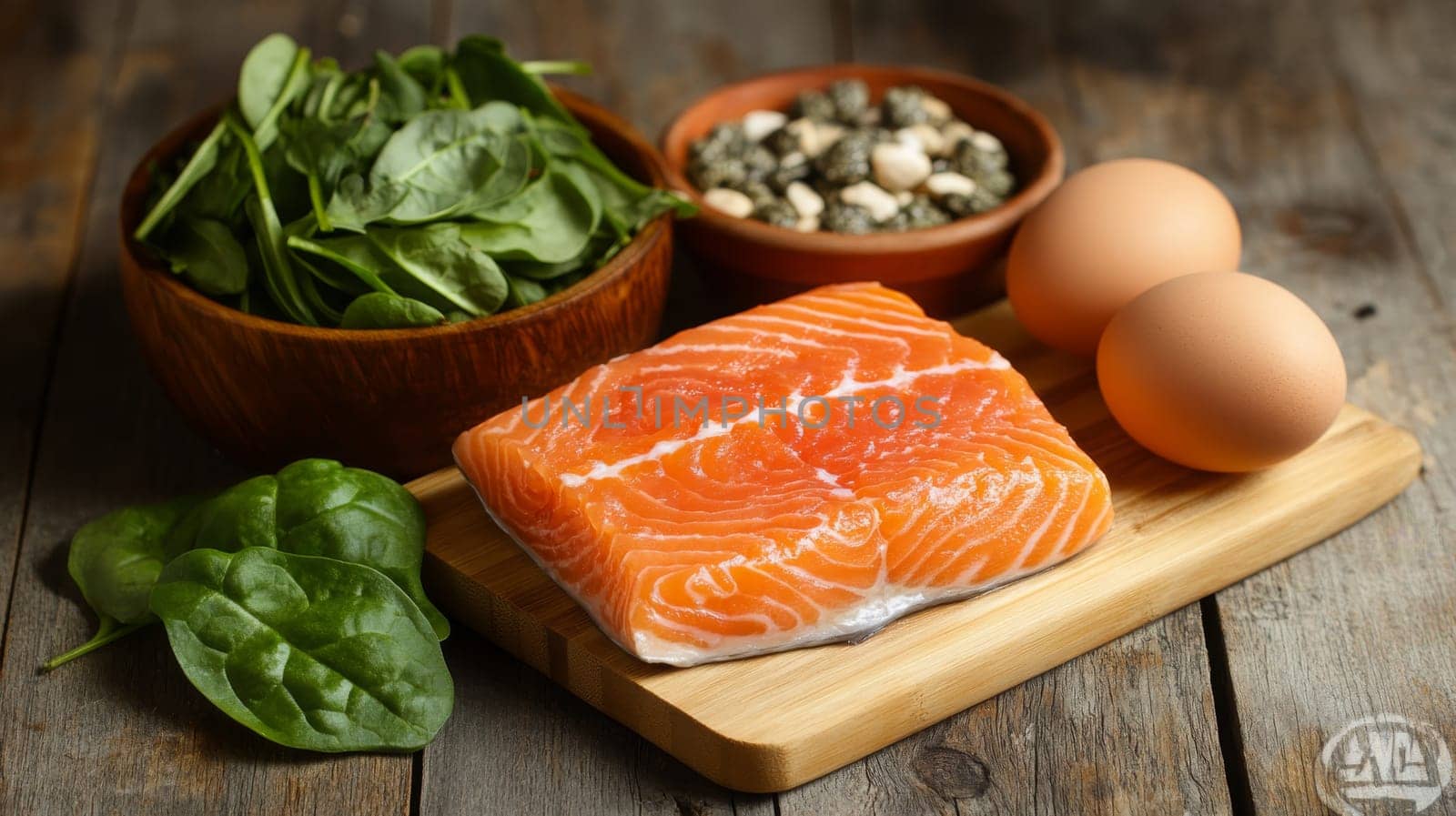 Ketogenic diet. Keto diet concept, Generative AI food