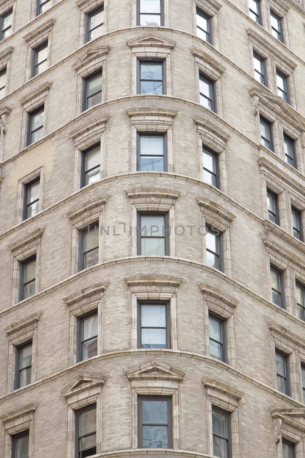 Detailed view of the facade of the renovated house