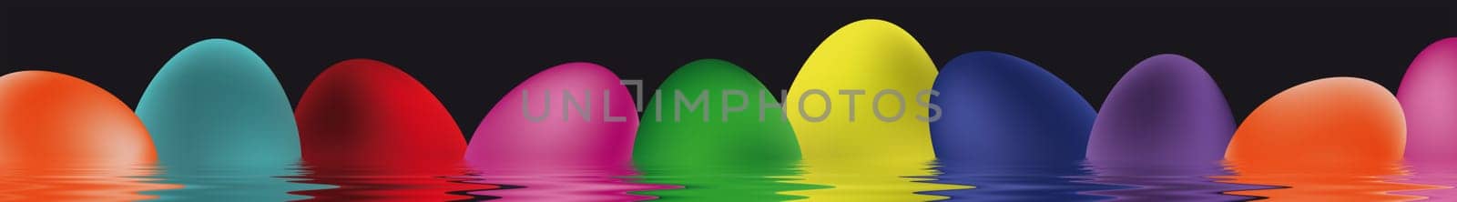 colorful Easter eggs