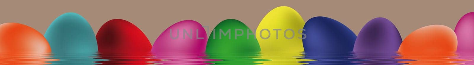colorful Easter eggs
