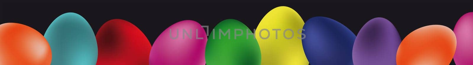 colorful Easter eggs