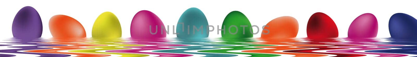 colorful Easter eggs