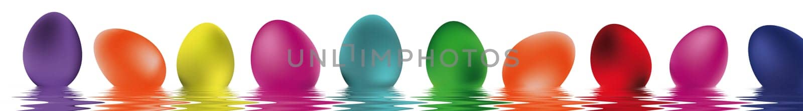 colorful Easter eggs