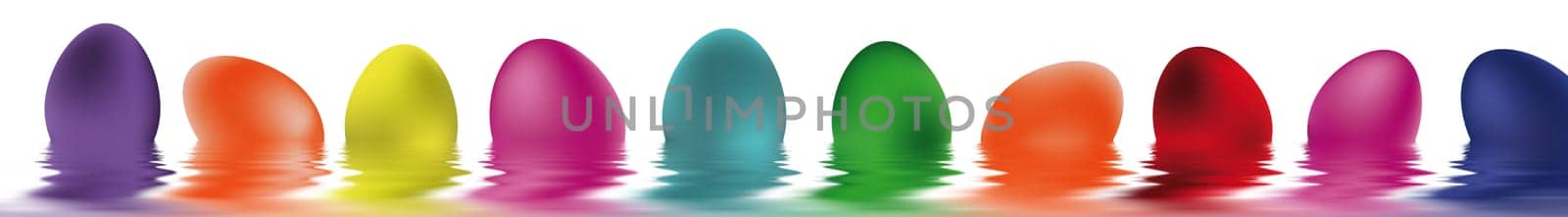 colorful Easter eggs