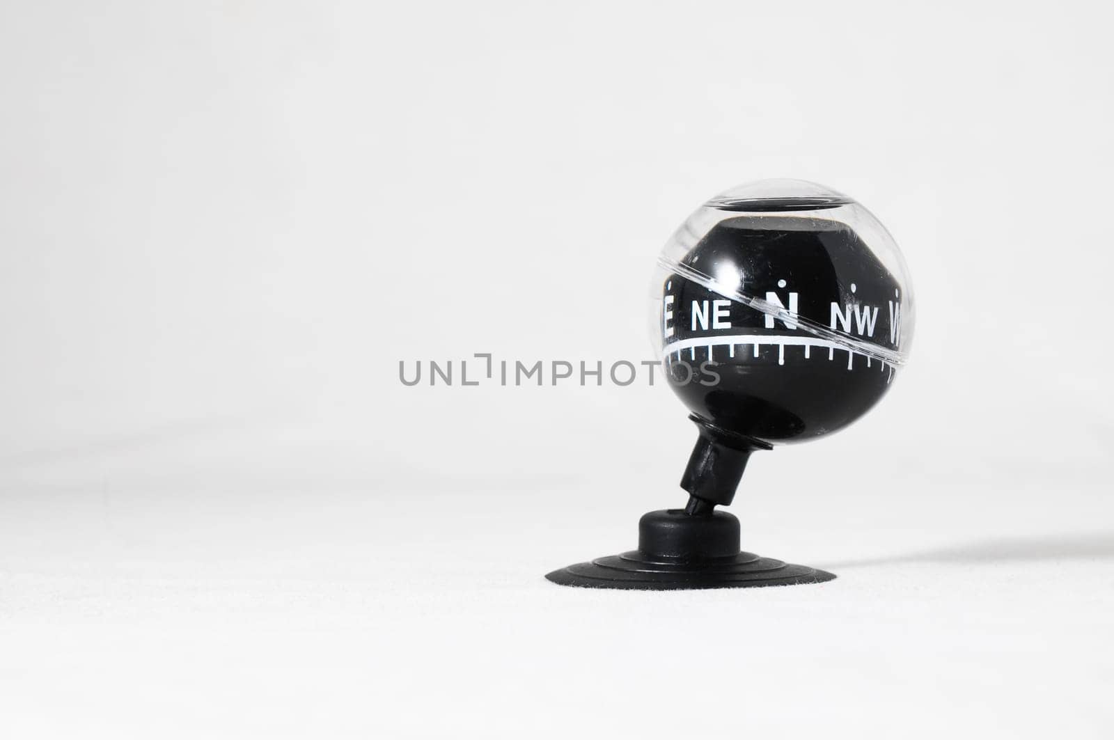 Orientation Concept - Analogic Compass on a White Background