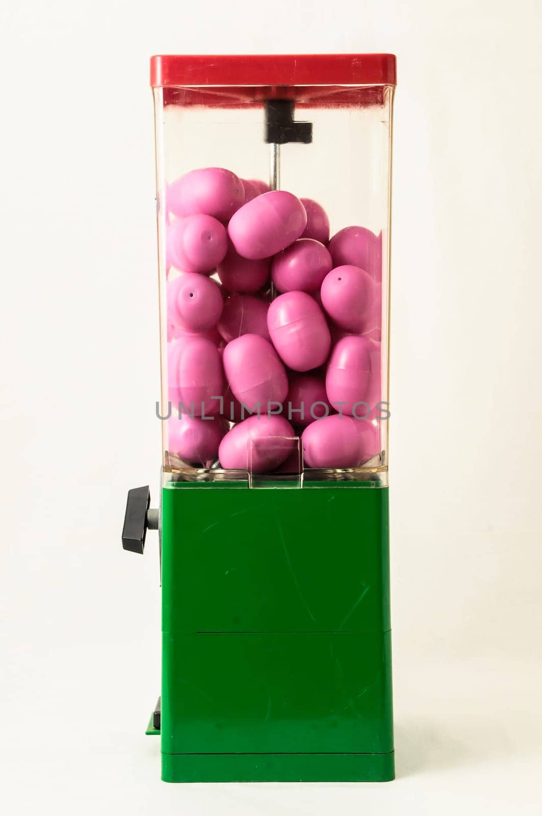 Vintage Eggs Slot Machine on White Background