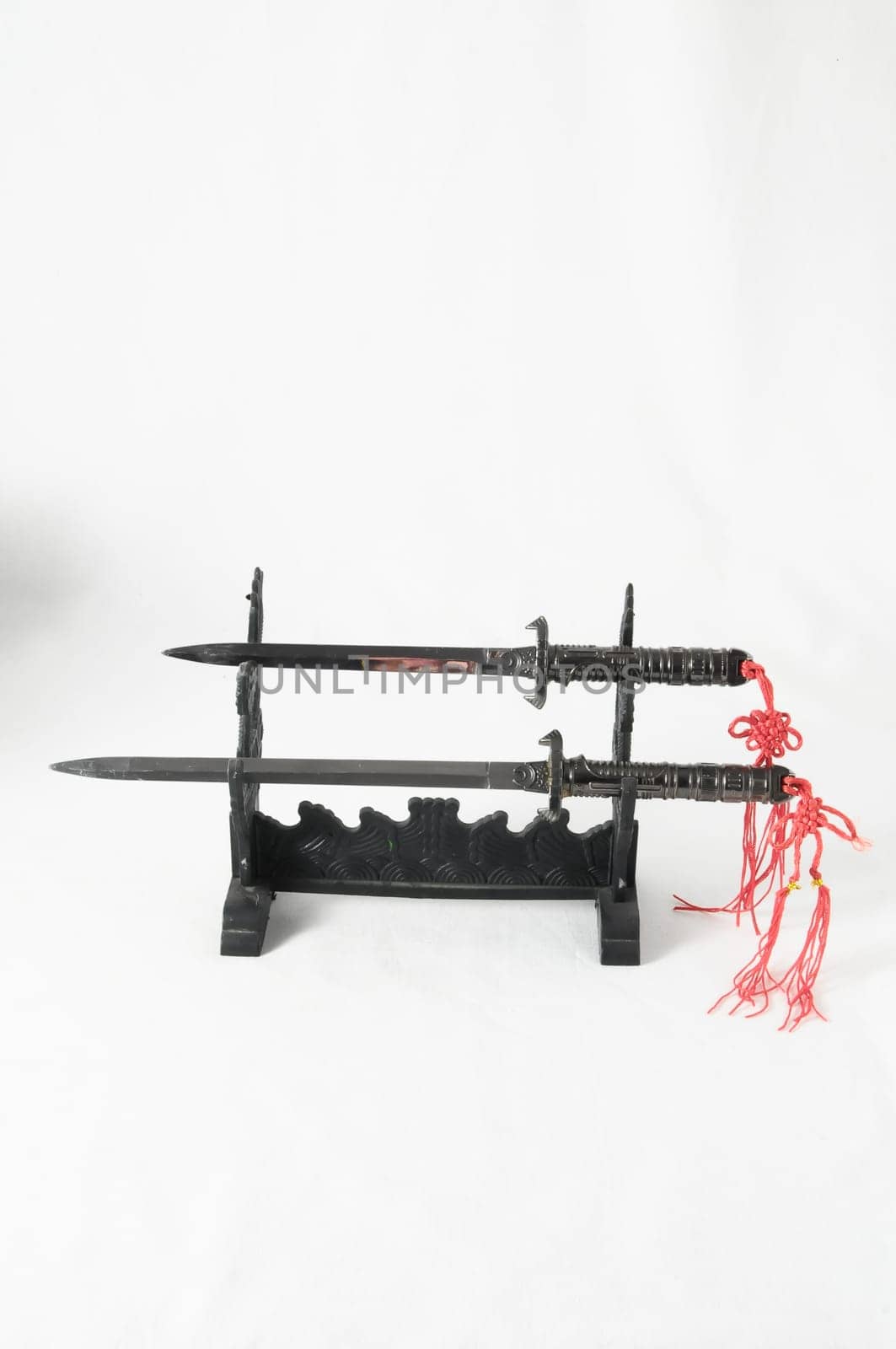 Japanese Sword Kakana on a white background