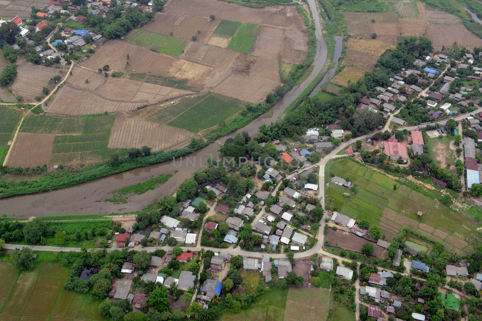 The landscape with the mountain road between Mae Hong on and pai in the mountain oust of Mae Hong Son in the north of Thailand in South East Asia.