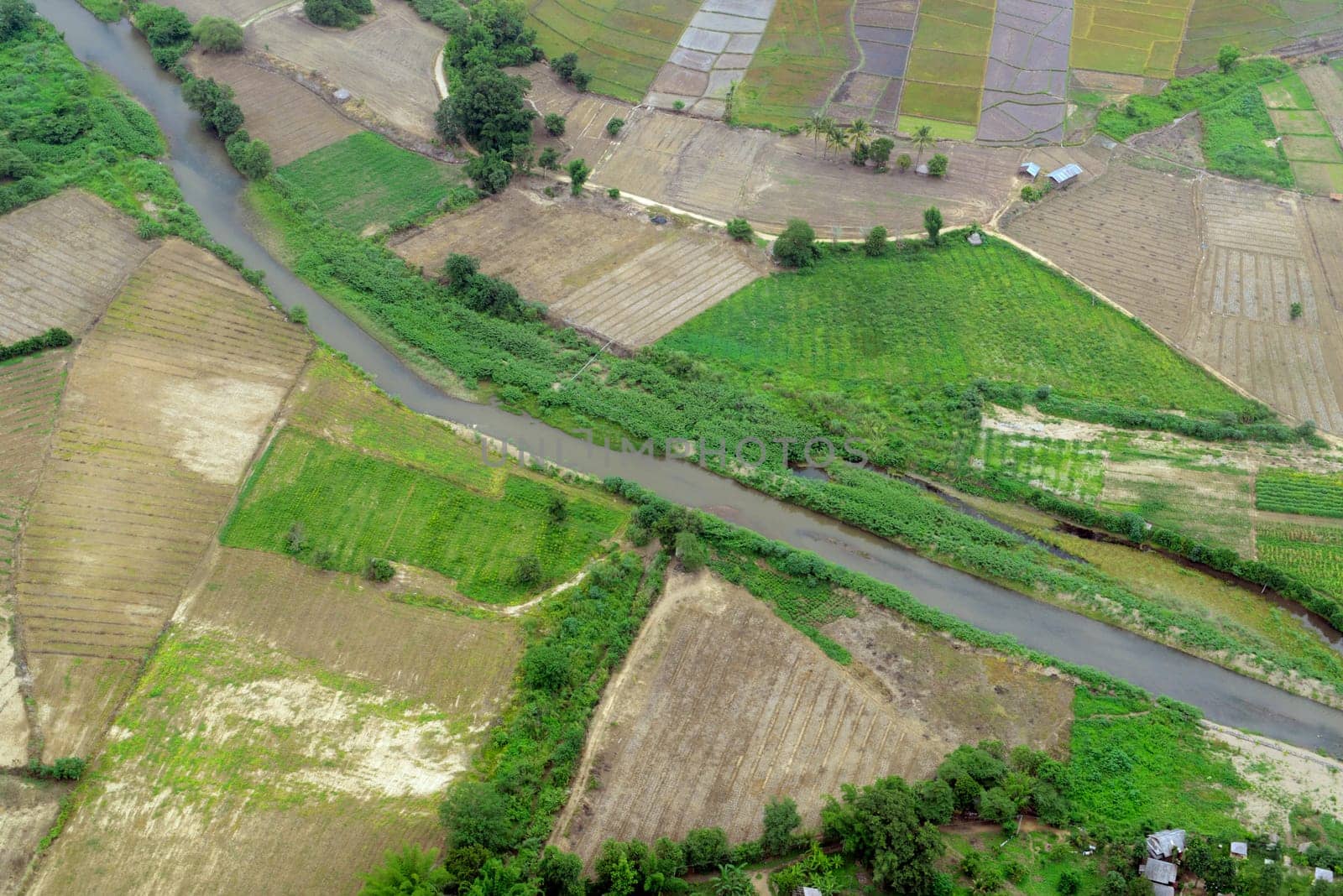 The landscape with the mountain road between Mae Hong on and pai in the mountain oust of Mae Hong Son in the north of Thailand in South East Asia.