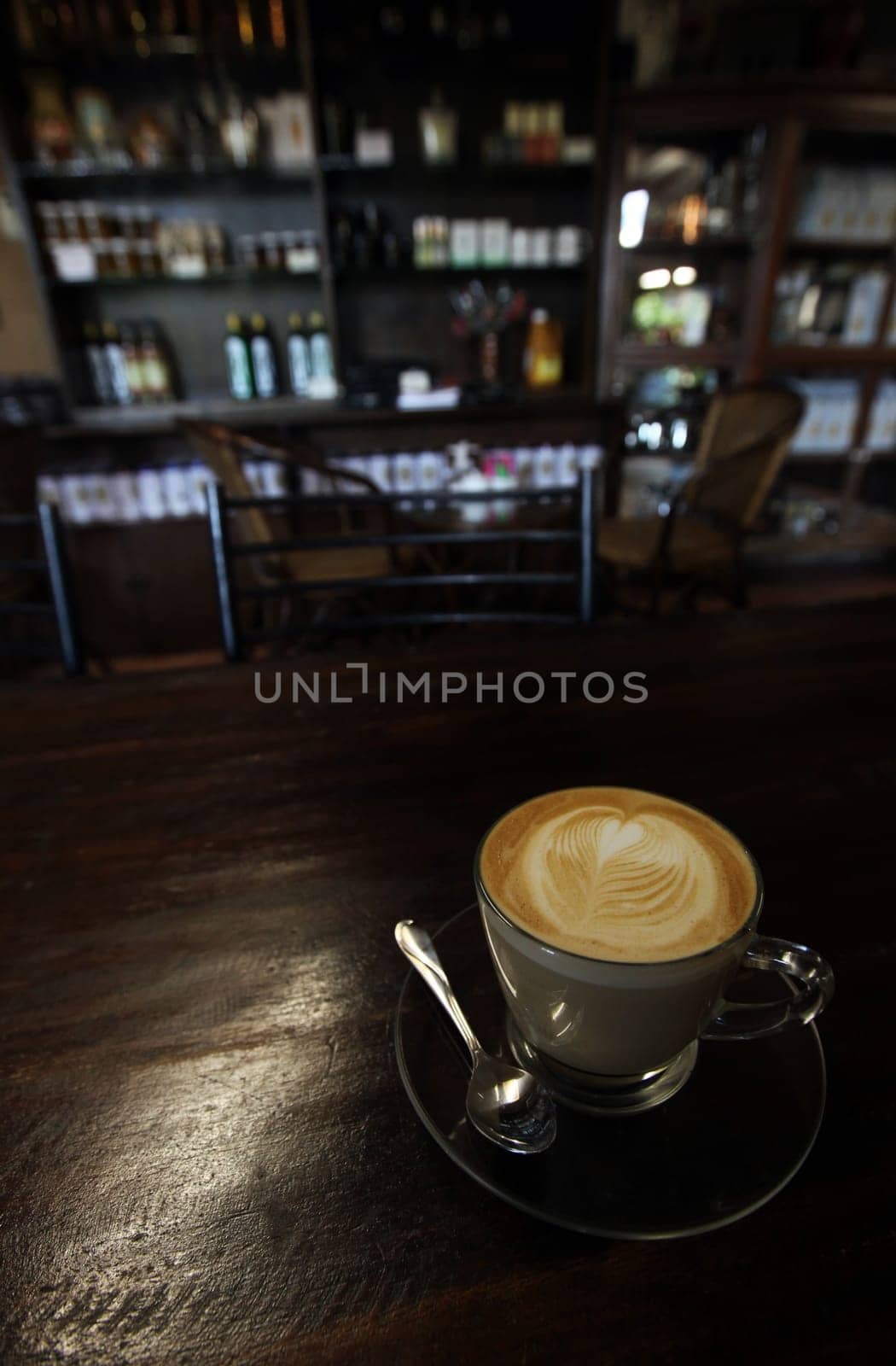 A cafe in the center of Chiang Rai in chiang Rai Province in northern Thailand in South East Asia.