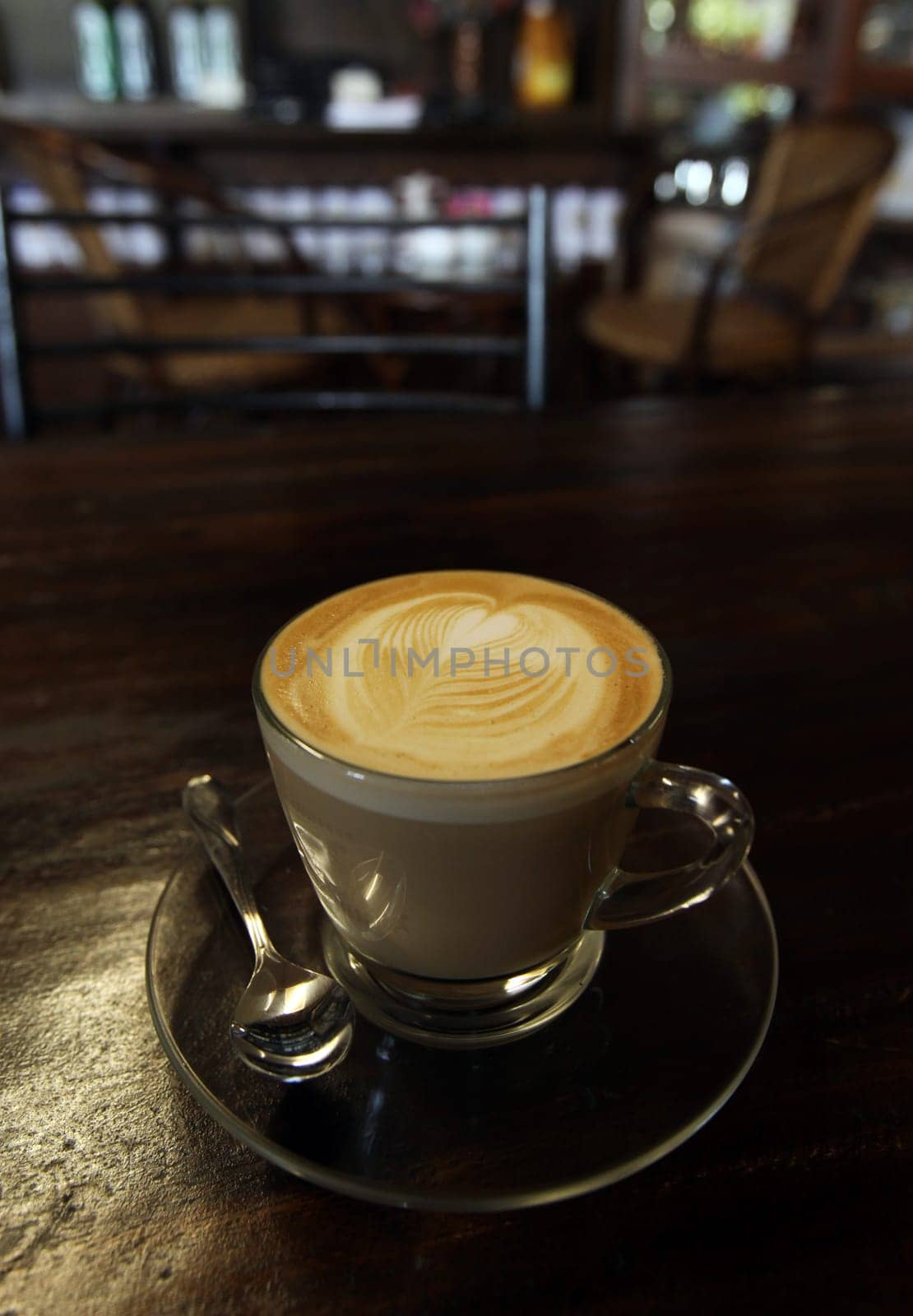 A cafe in the center of Chiang Rai in chiang Rai Province in northern Thailand in South East Asia.