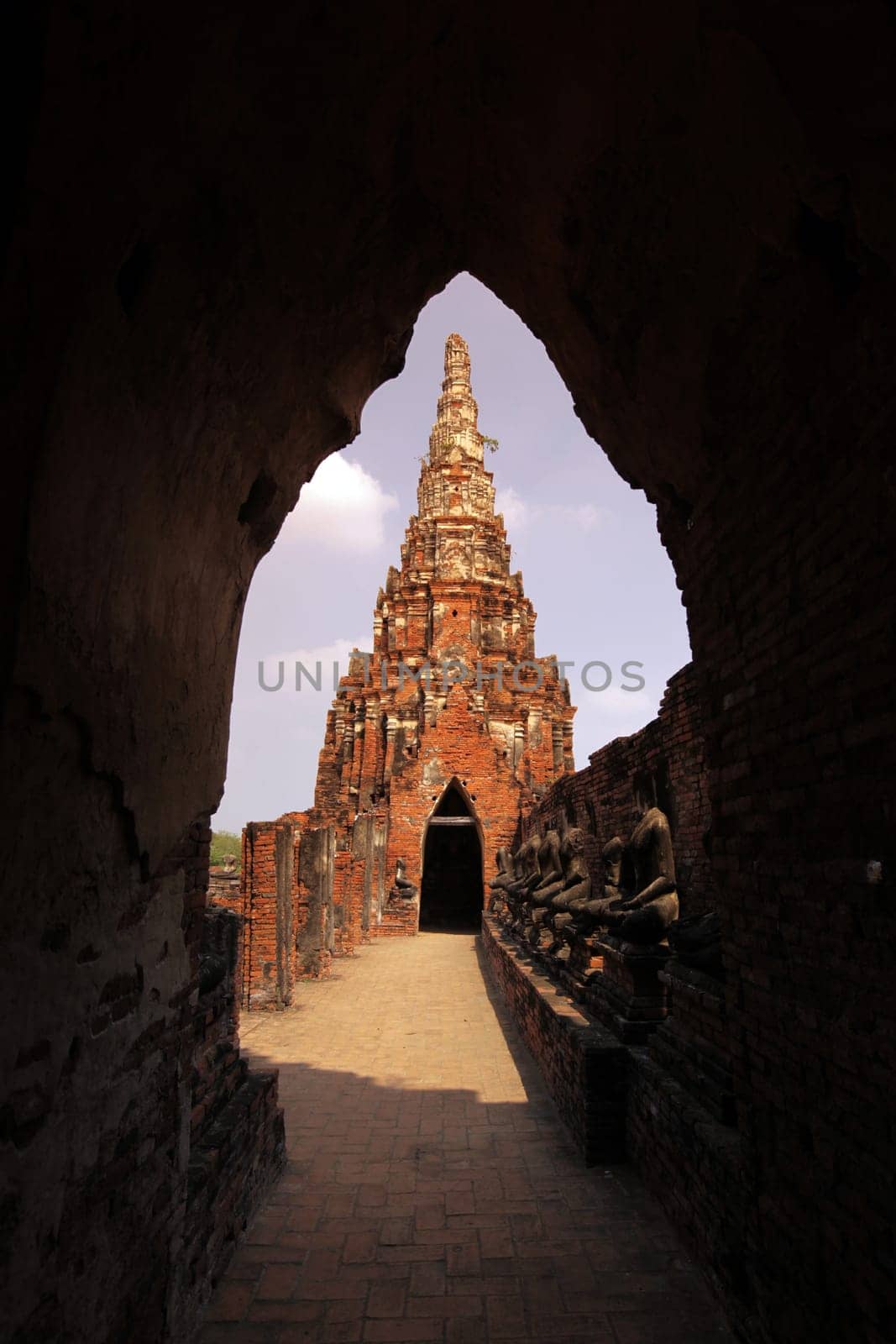 Wat Chai Wattanaram Temple in the temple city of Ayutthaya,Thailand.
