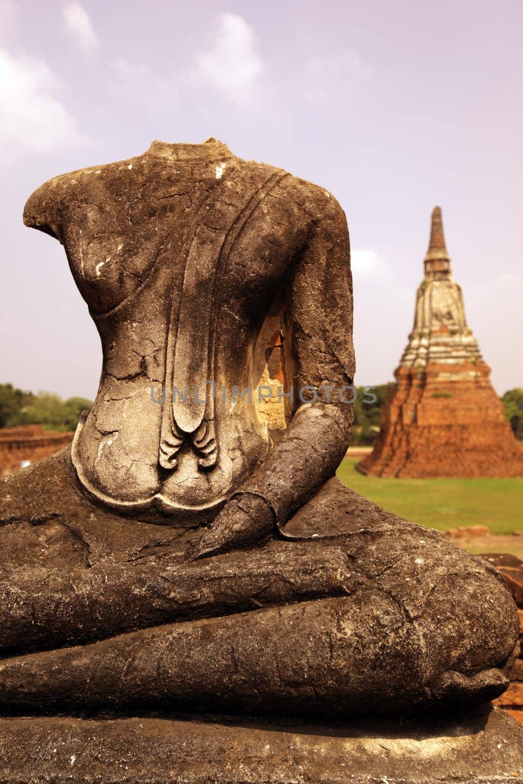Wat Chai Wattanaram Temple in the temple city of Ayutthaya,Thailand.