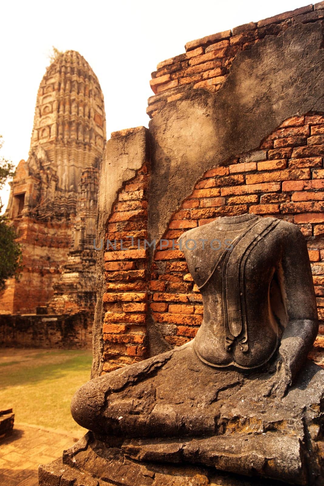 Wat Chai Wattanaram Temple in the temple city of Ayutthaya,Thailand.