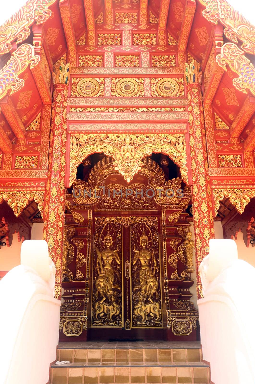 Wat Phra Kaew is located in Chiang Rai Old Town in chiang Rai Province,Thailand.