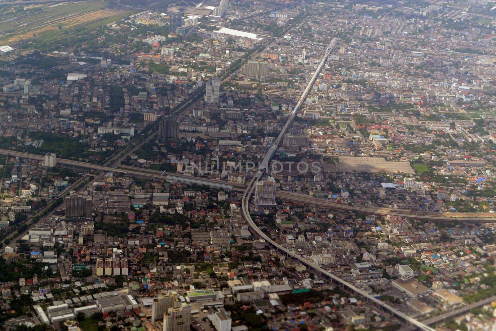 Downtown in the capital Bangkok of Thailand in South East Asia.