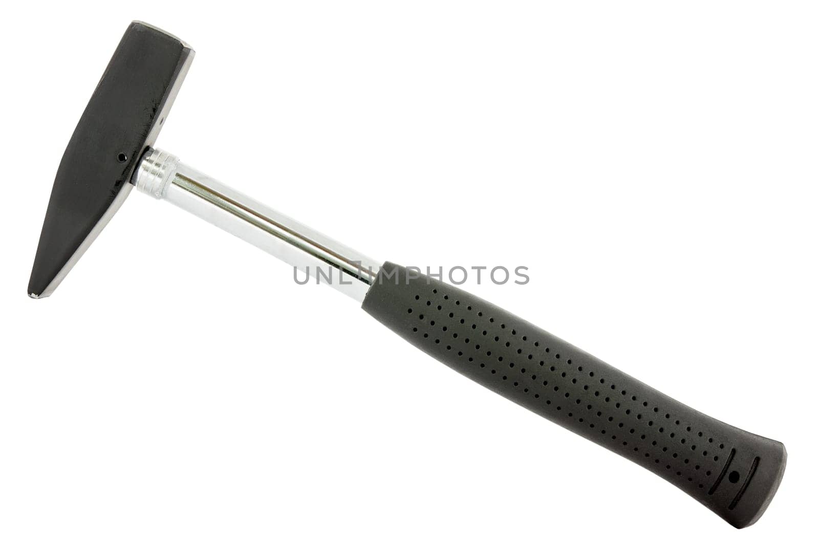 Black hammer isolated on a white background