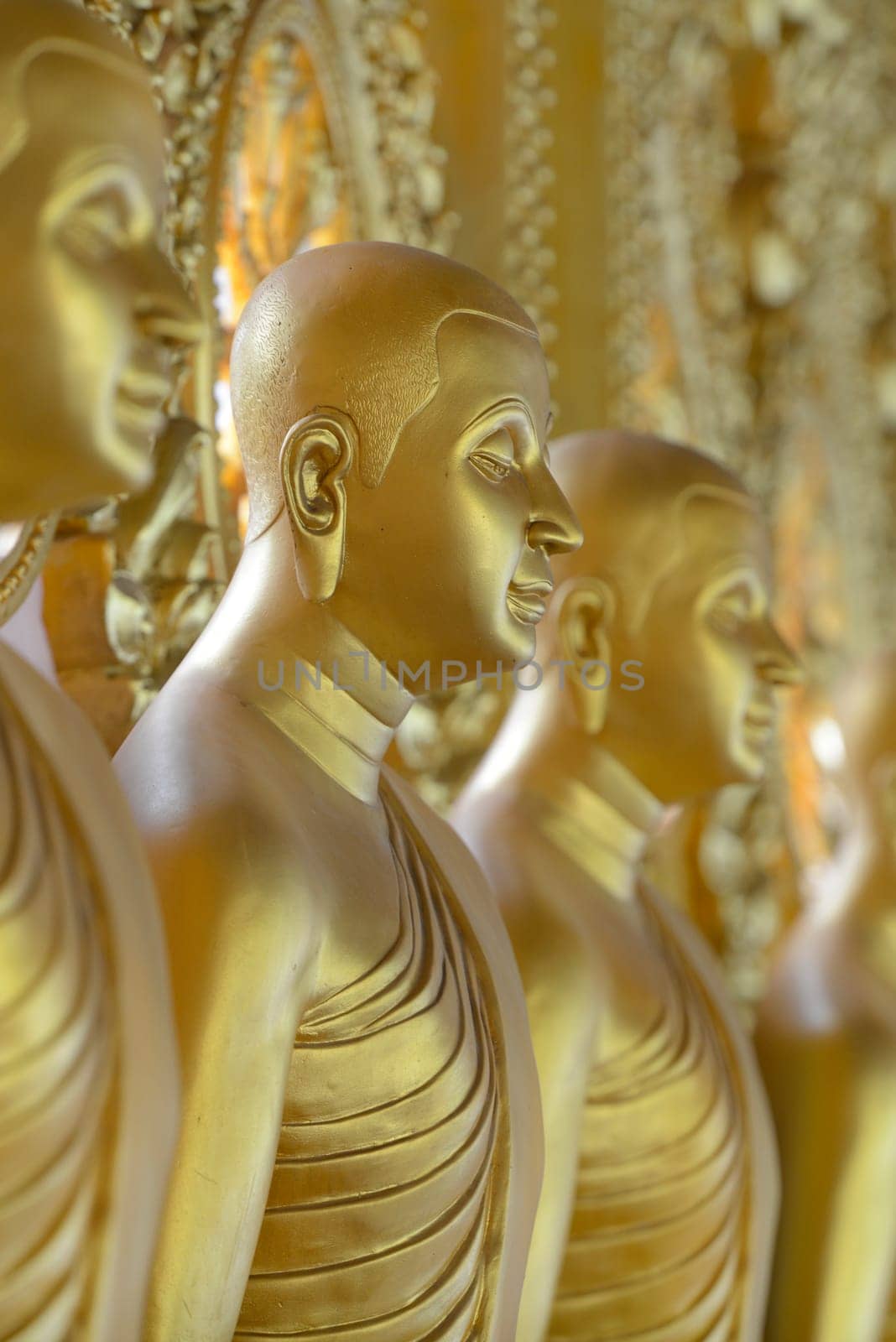 The Great Temple or Chedi Phra Maha Chedi Chai Mongkhon on a hill near Roi Et in Roi Et province northwest of Ubon Ratchathani in northeastern Thailand in South East Asia.