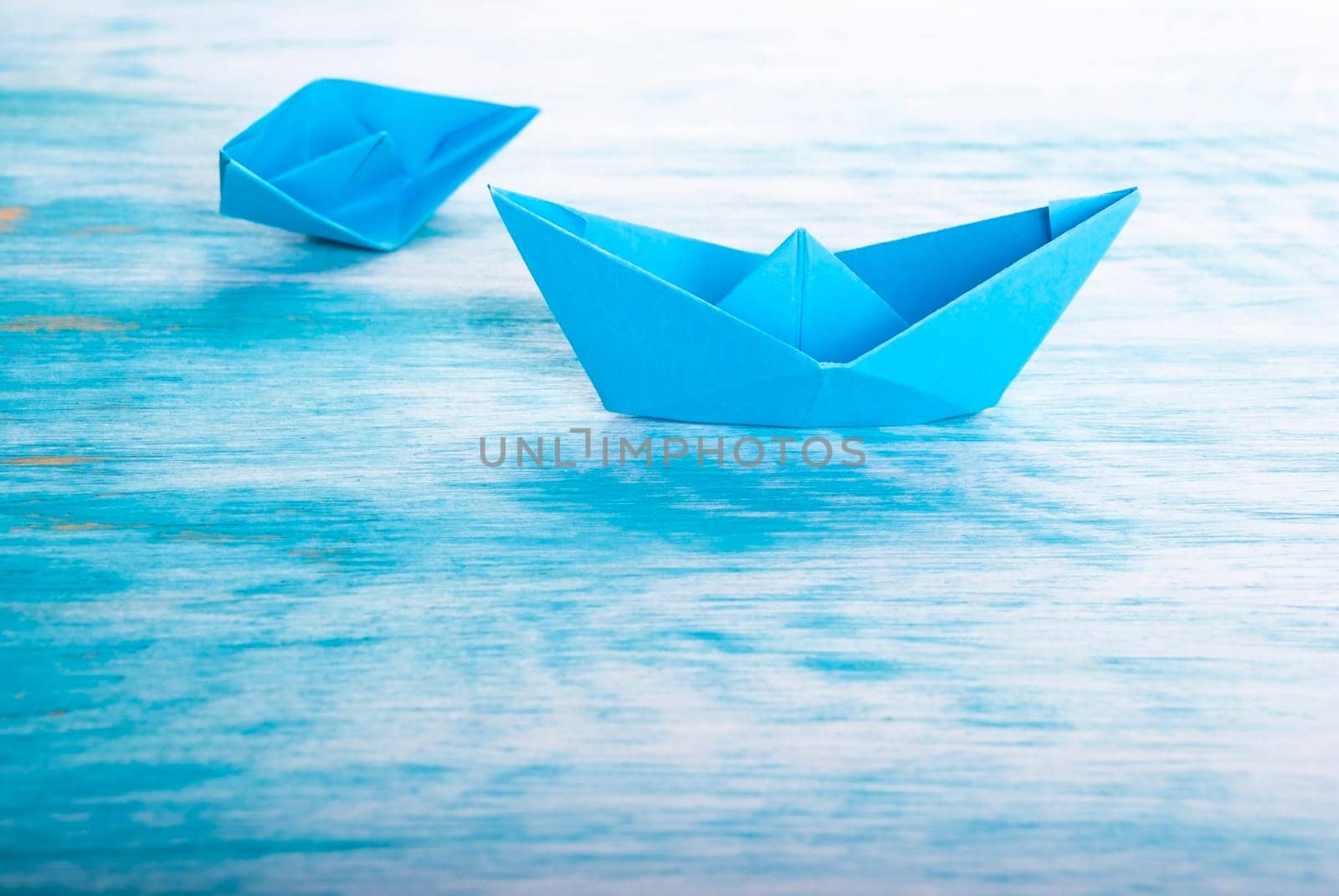Boat Accident of one Boat and another Helping, Origami Boats