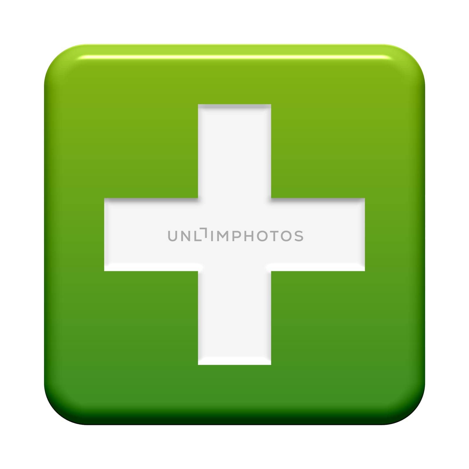 Green Button: Plus / Cross