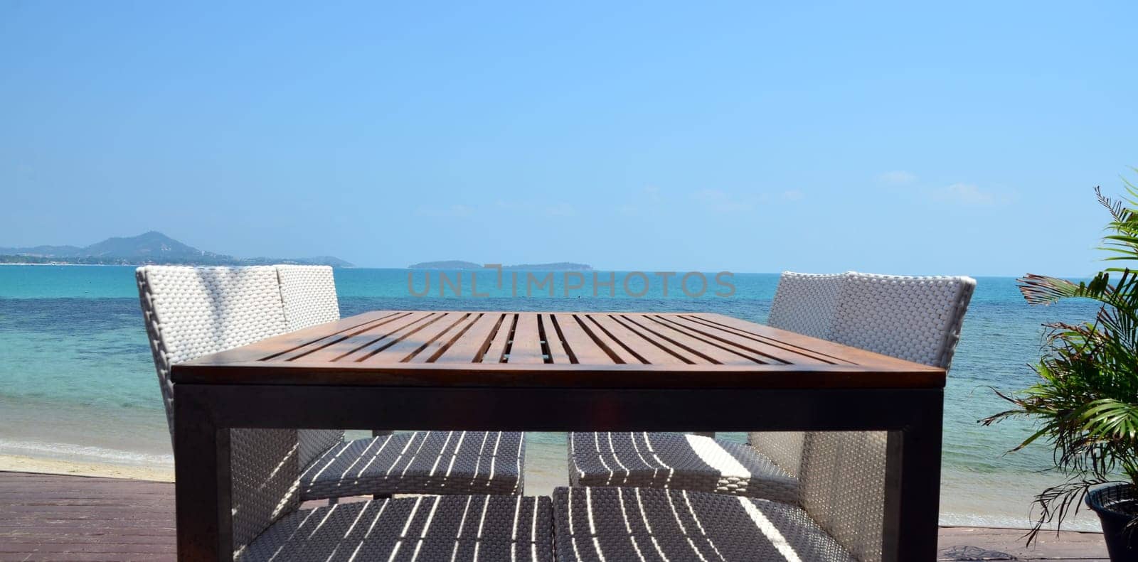 Terrace with sea view