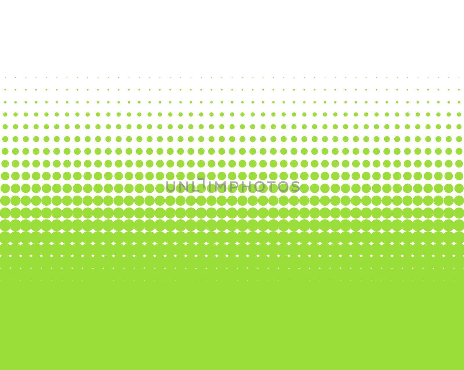 Background green with transition to white from points