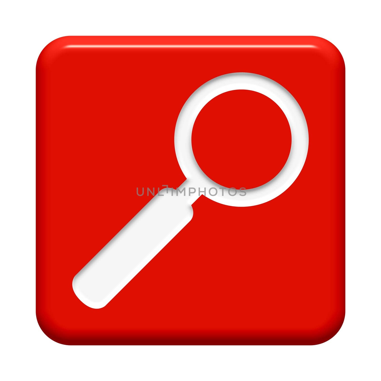 Red button: magnifying glass icon