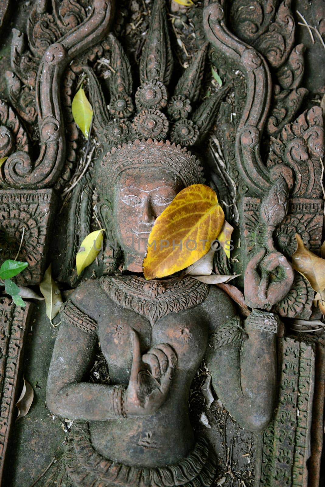 Traditional figures are available for sale in the garden of Ban Phor Linag Meun's Terracota Art at Terracota Garden in Chiang Mai in northern Thailand in South East Asia.