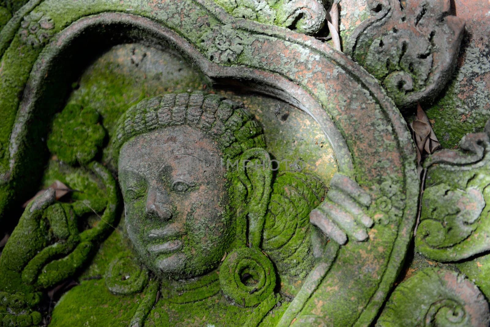 Traditional figures are available for sale in the garden of Ban Phor Linag Meun's Terracota Art at Terracota Garden in Chiang Mai in northern Thailand in South East Asia.